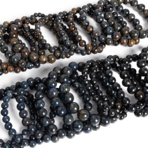 Pietersite Beads 7"/7.5"/16" Bracelet Genuine Natural Round Gemstone Beads