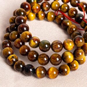Colombia Pietersite Beads 8"/8.5" Bracelet Genuine Natural Round Gemstone Beads
