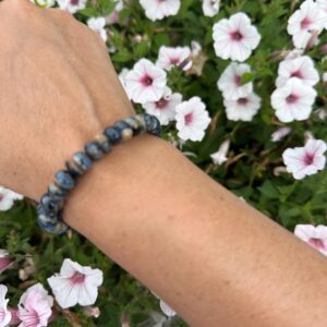 Ultra High Quality Pietersite Rondelle Bracelet, 8mm or 8.5mm width beads