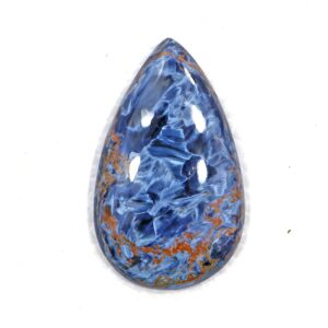 Blue Grey Pietersite Gemstone Pear Cut 24.50 Ct Natural Pietersite Cabochon,