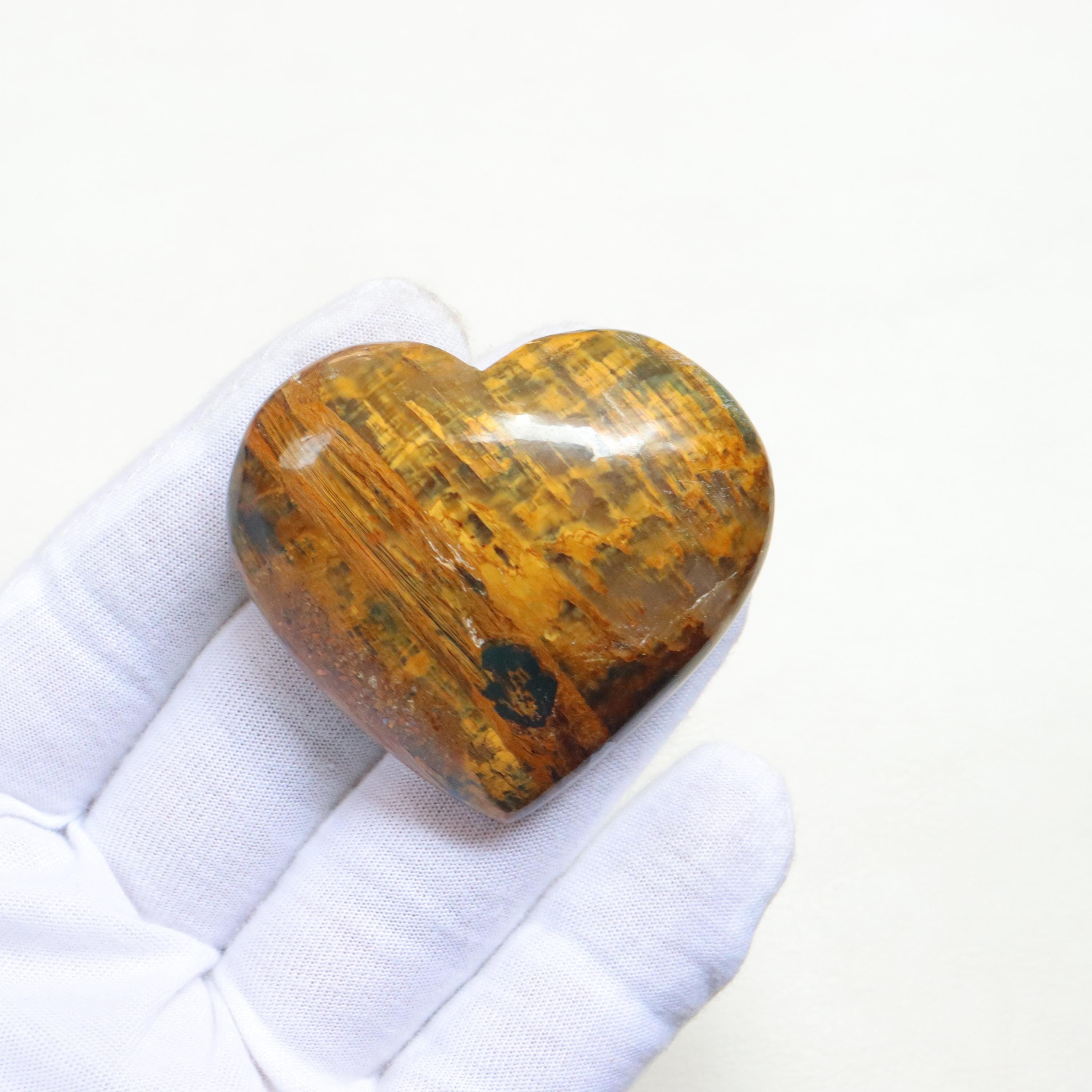 Flashy Nellite Heart Cabochon, Natural Nellite Stone, Polished Nellite Pietersite, Nellite Pietersite From South Africa, Success Compassion Flashy Nellite Heart Cabochon, Natural Nellite Stone, Polished Nellite Pietersite, Nellite Pietersite From South Africa, Success Compassion