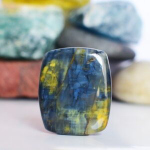 Pietersite Cabochon Gemstone 44 Carat Natural 32X27X5 MM Rectangle Shape Smooth Polished Loose Gemstone For Earring Ring And Jewelry Making Pietersite Cabochon Gemstone 44 Carat Natural 32X27X5 MM Rectangle Shape Smooth Polished Loose Gemstone For Earring Ring And Jewelry Making