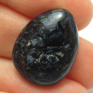 Pietersite Cabochon Handmade Lisajoy Sachs Design Vintage Designer One of a Kind Rare Peterisite Chatoyant Blue Flash Pietersite Cabochon Handmade Lisajoy Sachs Design Vintage Designer One of a Kind Rare Peterisite Chatoyant Blue Flash