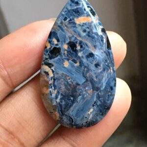 Natural Almond Shape Pietersite Cabochon, Size- 20/35mm Gemstone Cabochons, Blue Pietersite Cabochon, High Quality Stone Natural Almond Shape Pietersite Cabochon, Size- 20/35mm Gemstone Cabochons, Blue Pietersite Cabochon, High Quality Stone