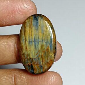 Natural Pietersite Cabochon: Handmade Polished Gemstone (30x19 Mm) Natural Pietersite Cabochon: Handmade Polished Gemstone (30x19 Mm)
