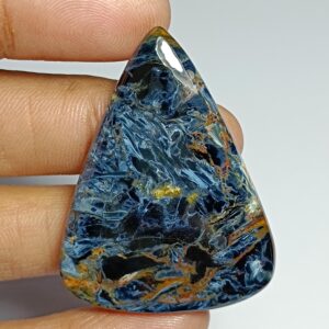Natural Pietersite Cabochon: Handmade Polished Gemstone (44x34 Mm) Natural Pietersite Cabochon: Handmade Polished Gemstone (44x34 Mm)