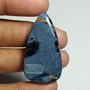 Natural Pietersite Cabochon: Handmade Polished Gemstone (40x22 Mm) Natural Pietersite Cabochon: Handmade Polished Gemstone (40x22 Mm)