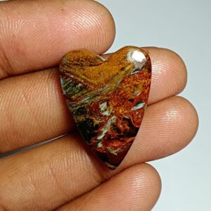 Natural Pietersite Cabochon: Handmade Polished Gemstone (25x18 Mm) Natural Pietersite Cabochon: Handmade Polished Gemstone (25x18 Mm)