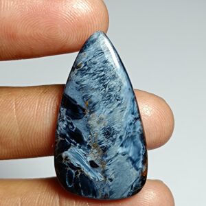 Natural Pietersite Cabochon: Handmade Polished Gemstone (35x20 Mm) Natural Pietersite Cabochon: Handmade Polished Gemstone (35x20 Mm)