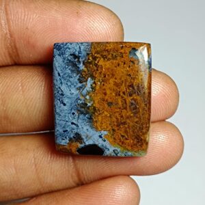 Natural Pietersite Cabochon: Handmade Polished Gemstone (23x20 Mm) Natural Pietersite Cabochon: Handmade Polished Gemstone (23x20 Mm)