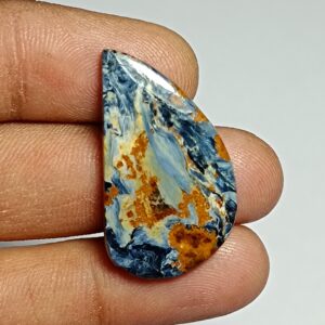 Natural Pietersite Cabochon: Handmade Polished Gemstone (32x17 Mm) Natural Pietersite Cabochon: Handmade Polished Gemstone (32x17 Mm)