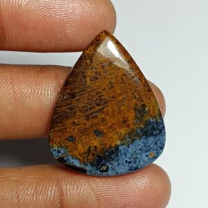 Natural Pietersite Cabochon: Handmade Polished Gemstone (30x24 Mm) Natural Pietersite Cabochon: Handmade Polished Gemstone (30x24 Mm)