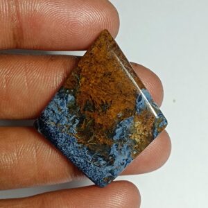 Natural Pietersite Cabochon: Handmade Polished Gemstone 34cts. (37x31 Mm) Natural Pietersite Cabochon: Handmade Polished Gemstone 34cts. (37x31 Mm)