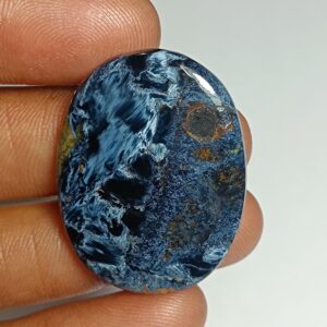 Natural Pietersite Cabochon: Handmade Polished Gemstone 38cts. (34x24 Mm) Natural Pietersite Cabochon: Handmade Polished Gemstone 38cts. (34x24 Mm)