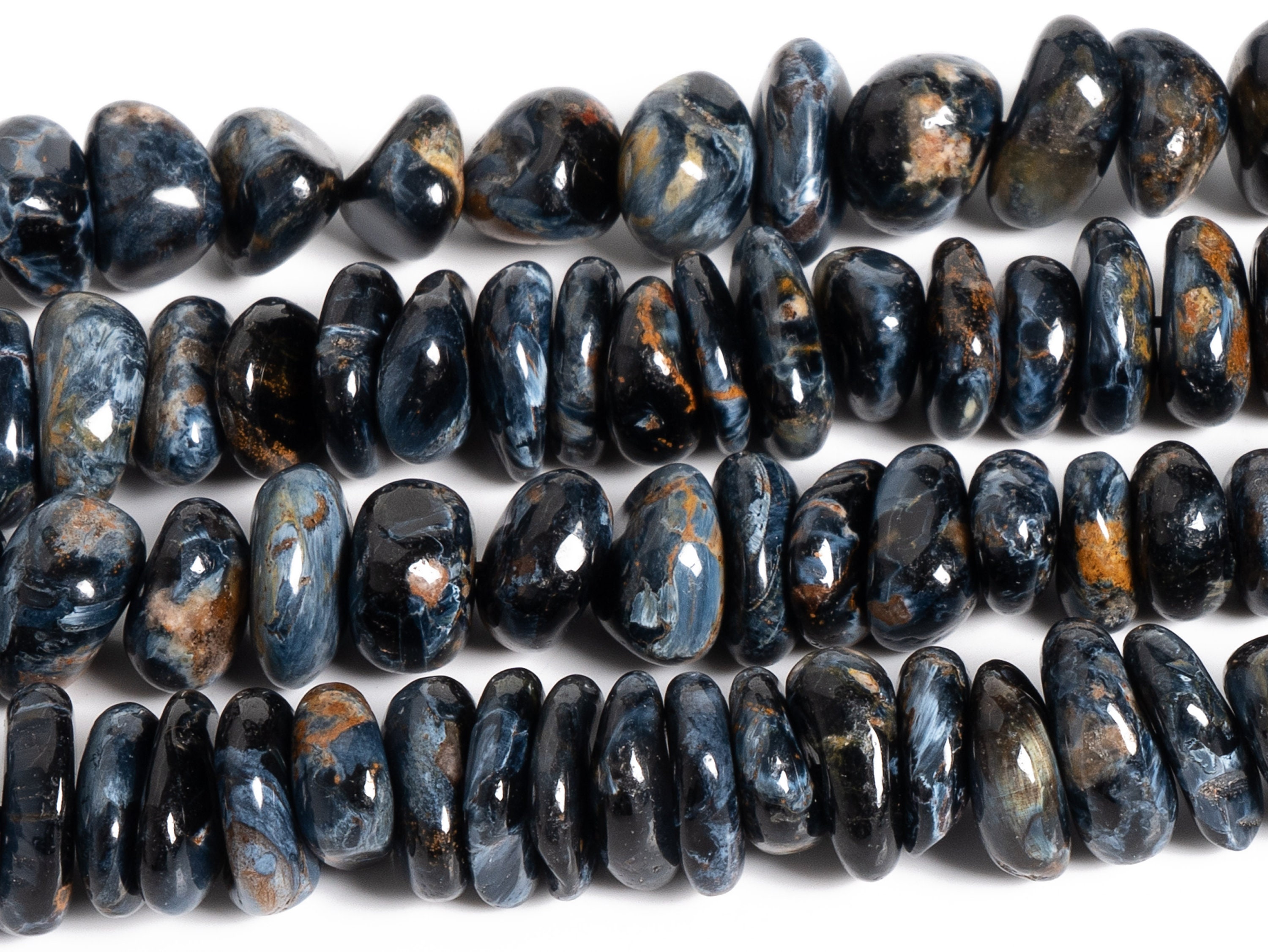 10-12mm Blue Brown Pietersite Beads Grade A Genuine Natural Gemstone Pebble Nugget Loose Beads 15" Bulk Lot Options (125595) 10-12mm Blue Brown Pietersite Beads Grade A Genuine Natural Gemstone Pebble Nugget Loose Beads 15" Bulk Lot Options (125595)