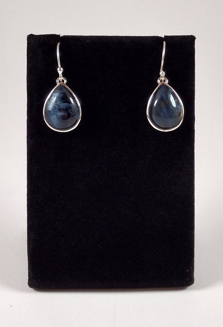 Pietersite And Sterling Silver Earrings Handmade By Chris Hay