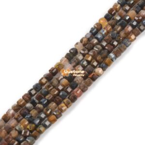 2mm Faceted Pietersite Cube Square Loose Beads Diy Jewelry Making Strand 15.5-16" 2mm Faceted Pietersite Cube Square Loose Beads Diy Jewelry Making Strand 15.5-16"