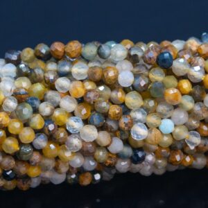 2mm Multicolor Pietersite Beads Grade Aaa Genuine Natural Gemstone Full Strand Faceted Round Loose Beads 15" Bulk Lot Options (110610-3198) 2mm Multicolor Pietersite Beads Grade Aaa Genuine Natural Gemstone Full Strand Faceted Round Loose Beads 15" Bulk Lot Options (110610-3198)