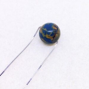 Pietersite Necklace, AAA Pietersite Jewelry, Planet Necklace, Sterling Silver, Tempest Stone, Stockings Stuffers, Unique Christmas Gift