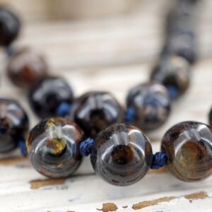 Pietersite round beads A Grade 8-8.5mm (ETB01073) Healing necklace/vintage jewelry Pietersite round beads A Grade 8-8.5mm (ETB01073) Healing necklace/vintage jewelry