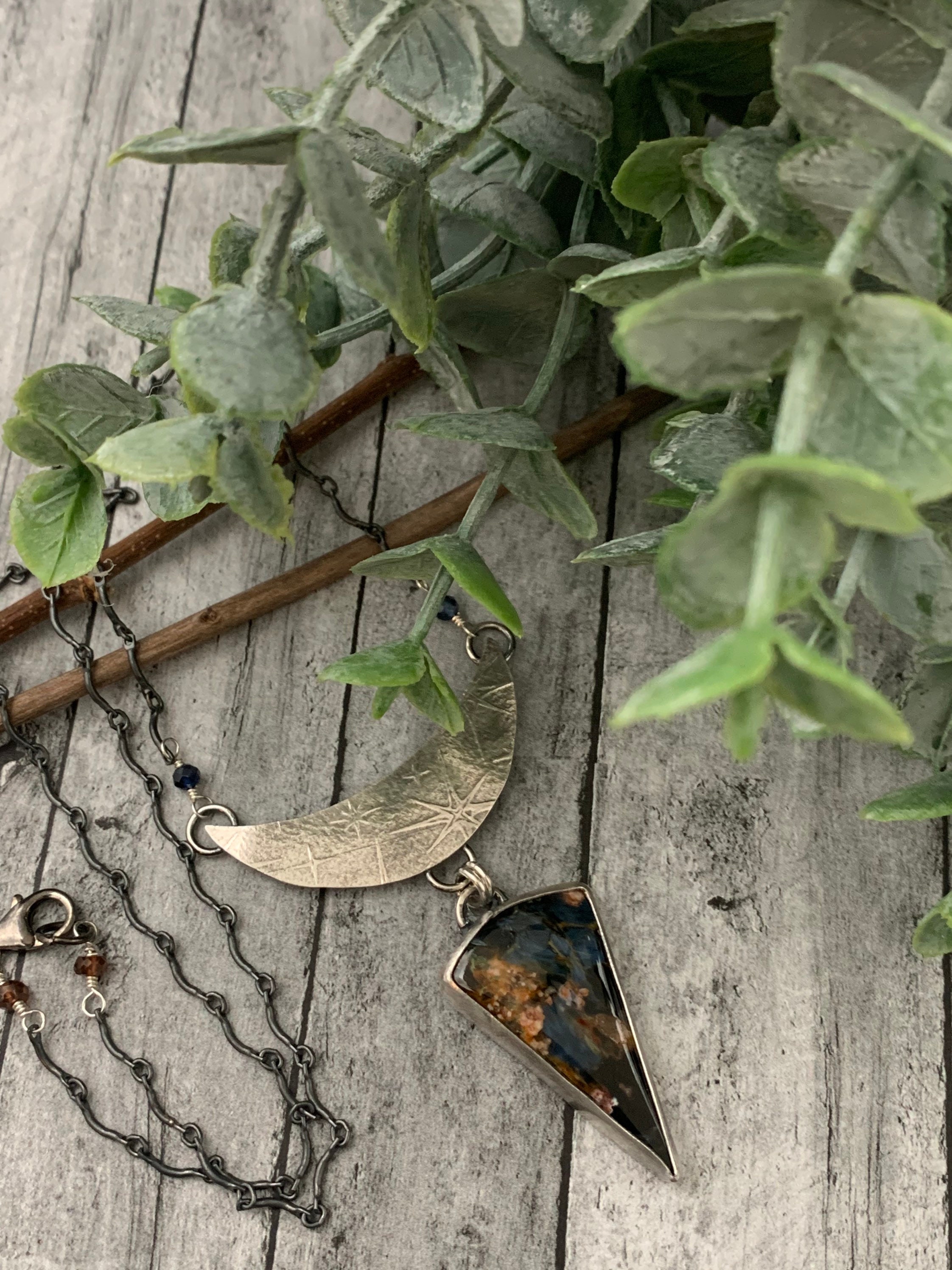 Pietersite Statement Necklace Pietersite Statement Necklace