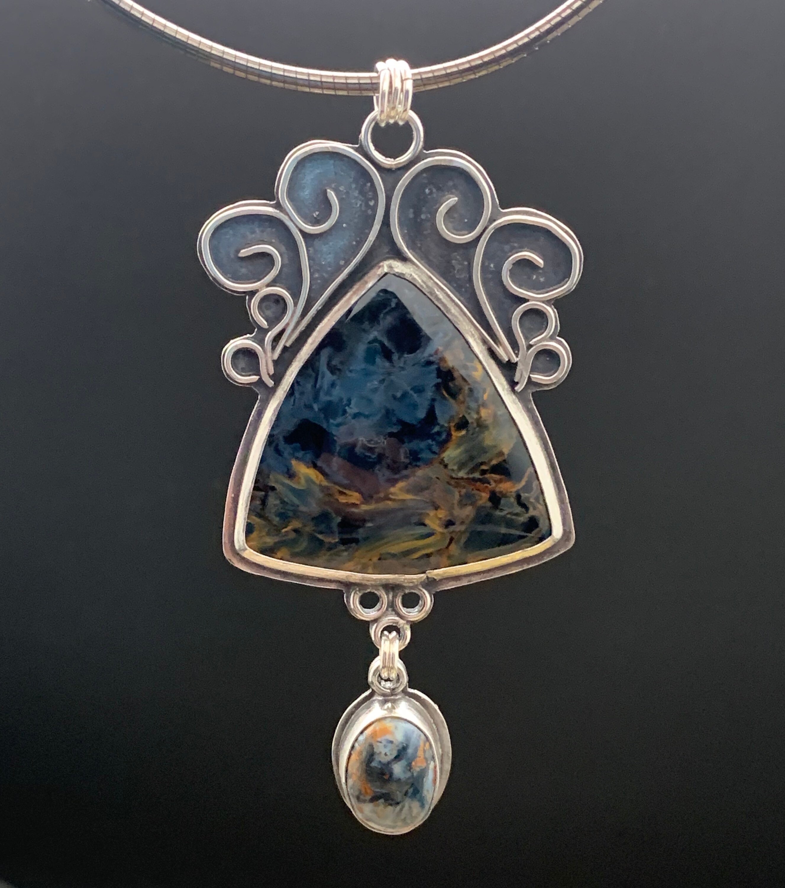 Pietersite Statement Necklace