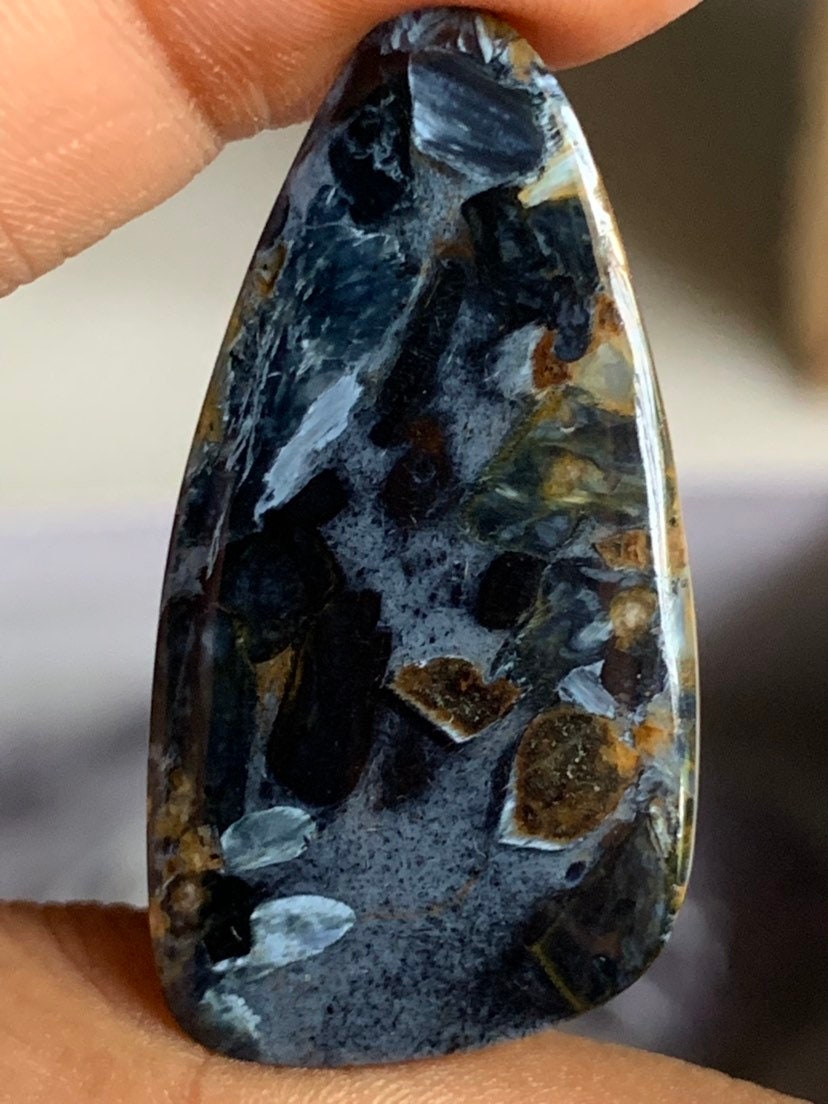 Good Quality- Natural Pietersite Flat Back Cabochon, Size- 18/36 Mm Gemstone Beads Cabochon, High Quality Stone For Making Jewelry