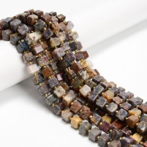 Natural Pietersite Faceted Cube Beads Size 8mm 15.5'' Strand Natural Pietersite Faceted Cube Beads Size 8mm 15.5'' Strand