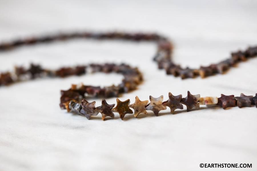 S/ Pietersite 7mm Star Beads 16" Strand Natural Gemstone For Jewelry Making S/ Pietersite 7mm Star Beads 16" Strand Natural Gemstone For Jewelry Making