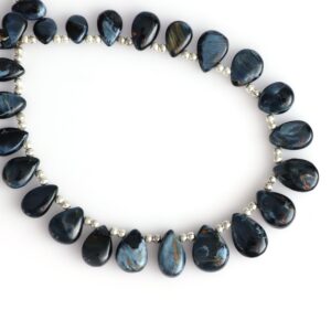 Pietersite Smooth Pears Beads - 8.5x11 mm To 13x17 mm - Pietersite Pear Cabs Gemstone- Gem Quality , 7 Inch Full Strand, Price Per Strand Pietersite Smooth Pears Beads - 8.5x11 mm To 13x17 mm - Pietersite Pear Cabs Gemstone- Gem Quality , 7 Inch Full Strand, Price Per Strand