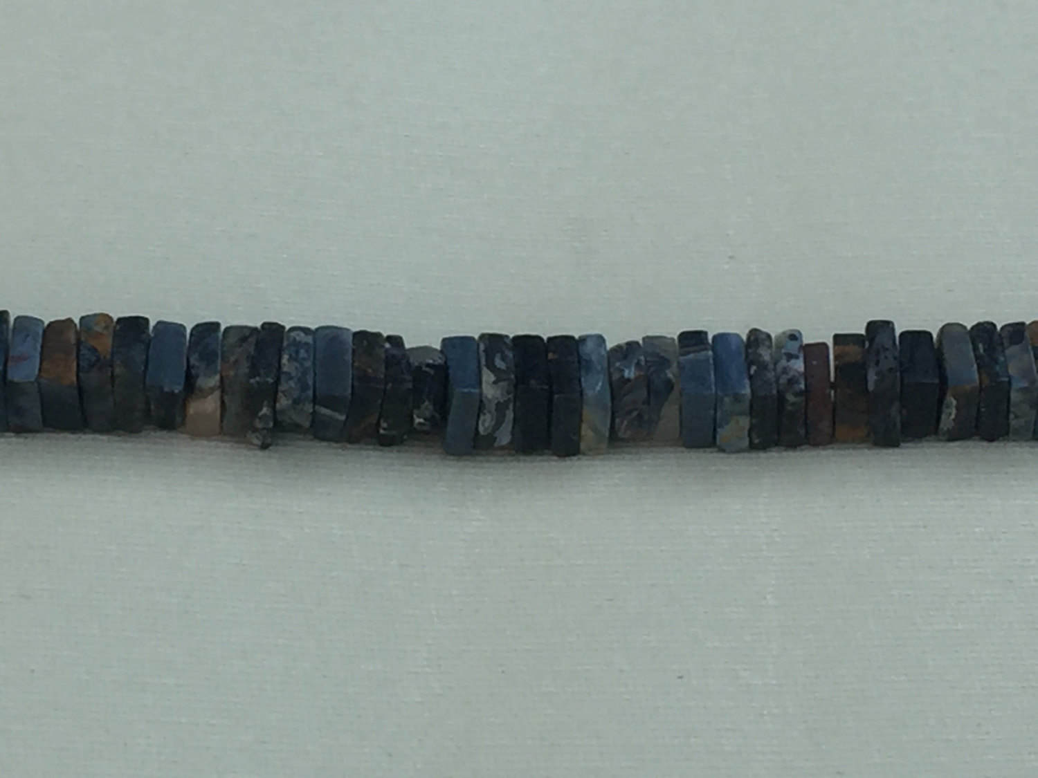 Pietersite Square Beads 5-6mm Each 8"