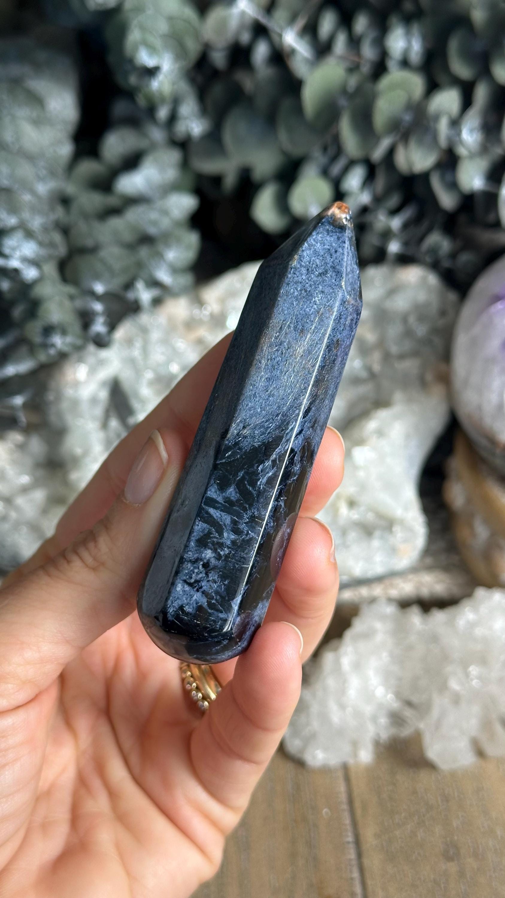 Blue Pietersite Wand