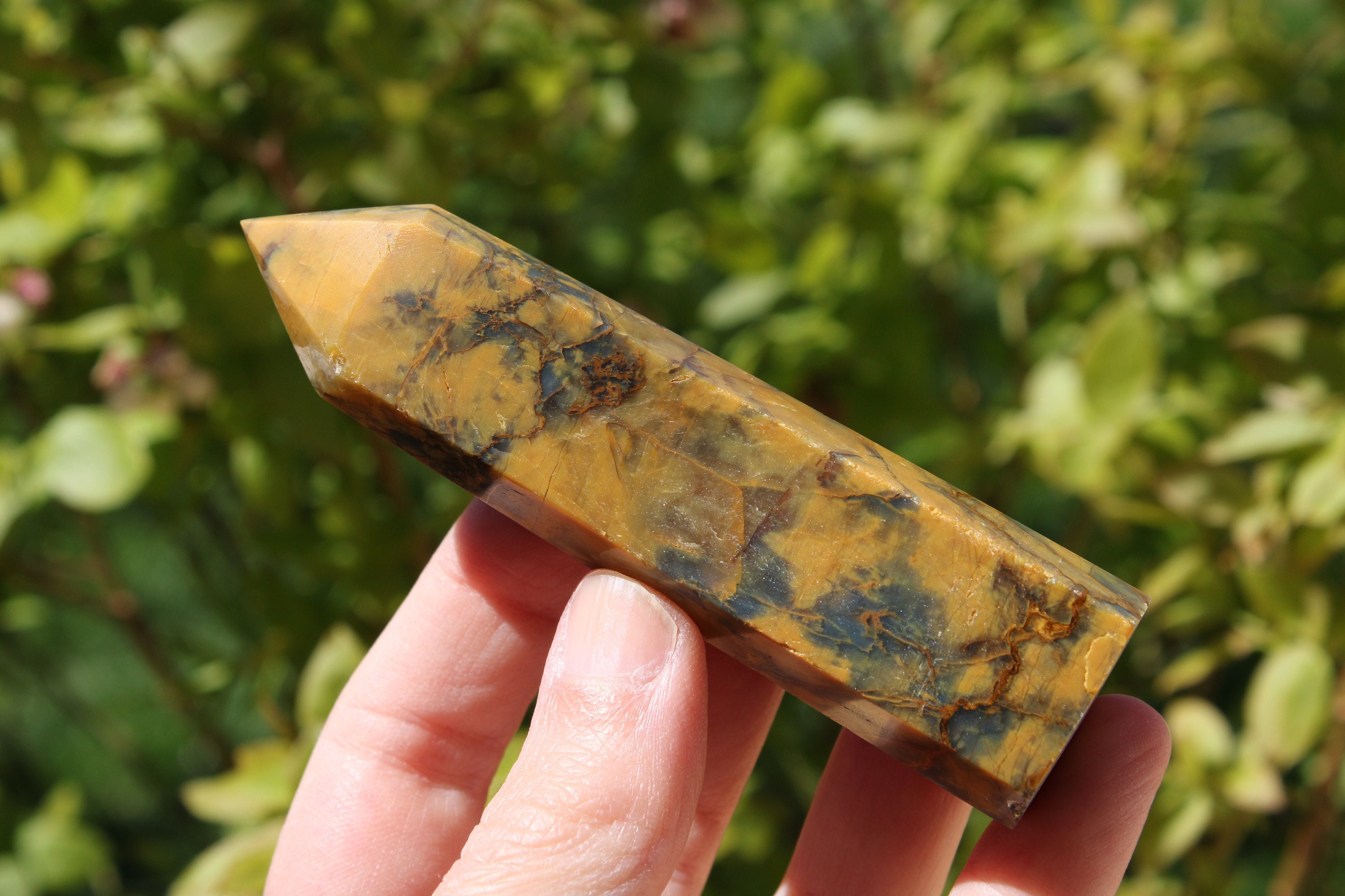 The Tempest Stone Pietersite Tower, Pietersite Crystal Point, Meditation Gemstone