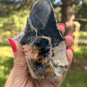 Blue Pietersite Rough Lapidary supplies natural stone for cabbing