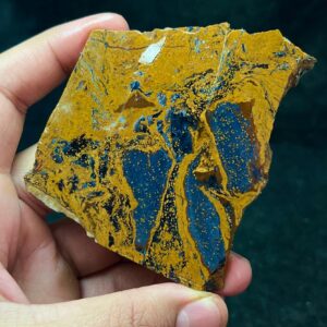 Handpicked Navy Blue Pietersite Rough Slice | Natural Stone 95.5g 86x72x7mm Handpicked Navy Blue Pietersite Rough Slice | Natural Stone 95.5g 86x72x7mm