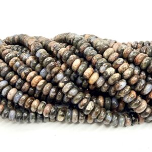 Genuine Natural Pietersite RONDELLE Approx. 8x4 mm 15.5 in. Strands 95 Pieces Genuine Natural Pietersite RONDELLE Approx. 8x4 mm 15.5 in. Strands 95 Pieces