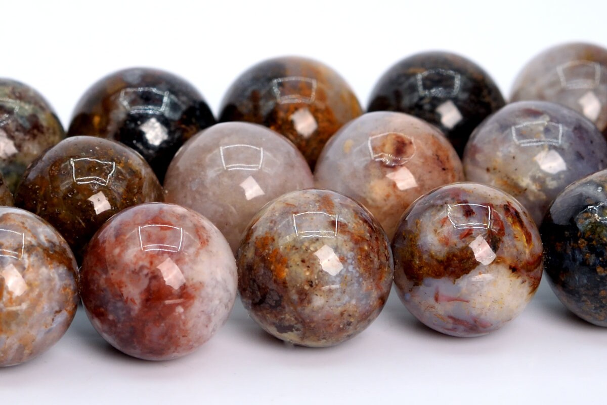 10mm Pietersite Beads Grade A Genuine Natural Gemstone Full Strand Round Loose Beads 16" Bulk Lot 1,3,5,10 And 50 (106109-1842)