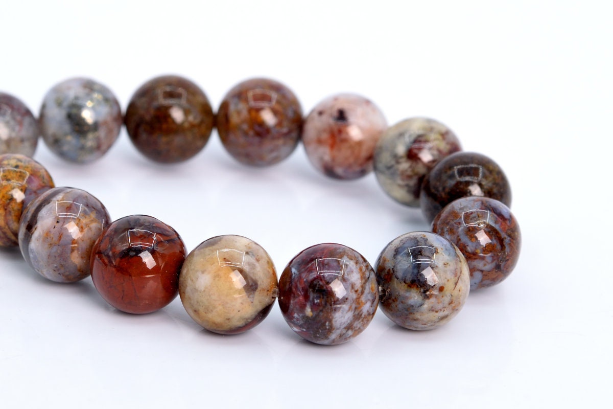 10mm Pietersite Beads Grade A Genuine Natural Gemstone Half Strand Round Loose Beads 7.5" Bulk Lot 1,3,5,10 And 50 (106109h-1842)