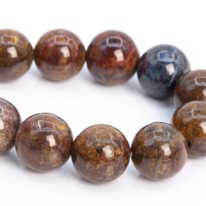 10mm Yellow Brown Pietersite Beads Grade Aaa Genuine Natural Gemstone Half Strand Round Loose Beads 7" (112666h-3542) 10mm Yellow Brown Pietersite Beads Grade Aaa Genuine Natural Gemstone Half Strand Round Loose Beads 7" (112666h-3542)