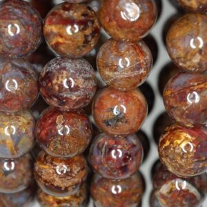 11-12mm Genuine Pietersite Gemstone Deep Color Round 11-12mm Loose Beads 7 inch Half Strand (90188149-816) 11-12mm Genuine Pietersite Gemstone Deep Color Round 11-12mm Loose Beads 7 inch Half Strand (90188149-816)