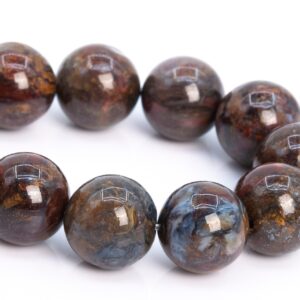 11mm Blue Brown Pietersite Beads Grade Aa Genuine Natural Gemstone Half Strand Round Loose Beads 7.5" (112659h-3541) 11mm Blue Brown Pietersite Beads Grade Aa Genuine Natural Gemstone Half Strand Round Loose Beads 7.5" (112659h-3541)