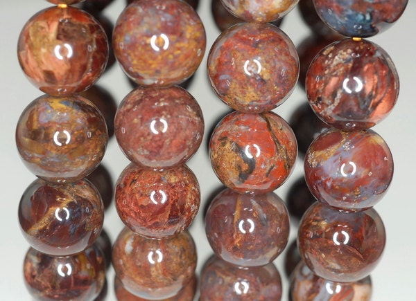 14-15mm Genuine Pietersite Gemstone Grade Aa Deep Color Round 14-15mm Loose Beads 7 Inch Half Strand (90188119-816) 14-15mm Genuine Pietersite Gemstone Grade Aa Deep Color Round 14-15mm Loose Beads 7 Inch Half Strand (90188119-816)