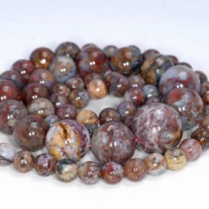 6-14mm Pietersite Gemstone Red Brown Gradated Round Loose Beads 18 Inch Full Strand (80004512-918) 6-14mm Pietersite Gemstone Red Brown Gradated Round Loose Beads 18 Inch Full Strand (80004512-918)