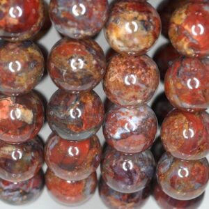 8-9mm Genuine Pietersite Gemstone Grade AA Deep Color Round 8-9mm Loose Beads 7 inch Half Strand (90188166-815) 8-9mm Genuine Pietersite Gemstone Grade AA Deep Color Round 8-9mm Loose Beads 7 inch Half Strand (90188166-815)