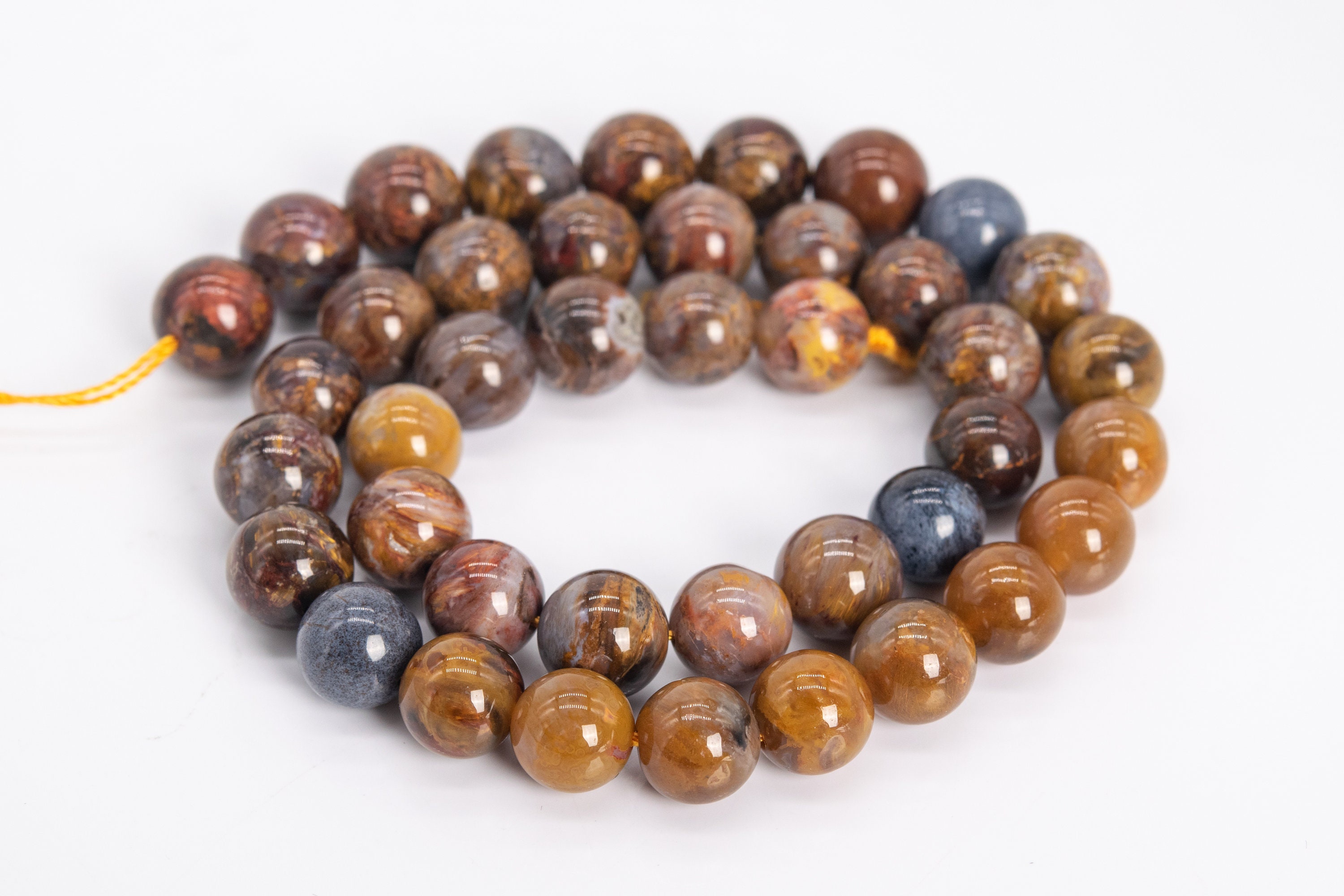 9-10mm Brown Pietersite Beads Colombia Grade Aa Genuine Natural Gemstone Full Strand Round Loose Beads 15" (111973-3461) 9-10mm Brown Pietersite Beads Colombia Grade Aa Genuine Natural Gemstone Full Strand Round Loose Beads 15" (111973-3461)