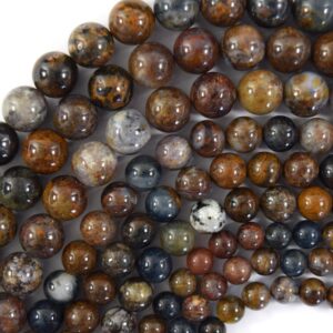 Natural Brown Pietersite Round Beads Gemstone 15.5" Strand 6mm 8mm 10mm S1 Natural Brown Pietersite Round Beads Gemstone 15.5" Strand 6mm 8mm 10mm S1