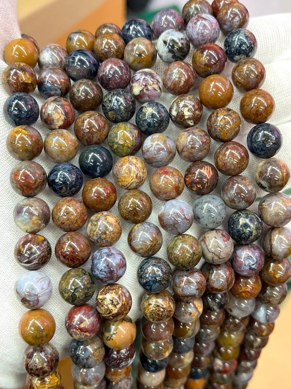 Natural Pietersite Smooth And Round Beads,10mm/12mm Pietersite Gemstone Beads Bulk Supply,15 Inches One Strand