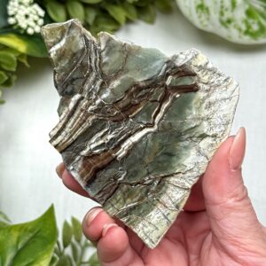 Arizona Pietersite Slab | 69g | - #10 (polished Brown Crystal Chunk, Third-eye Chakra, Intuition)