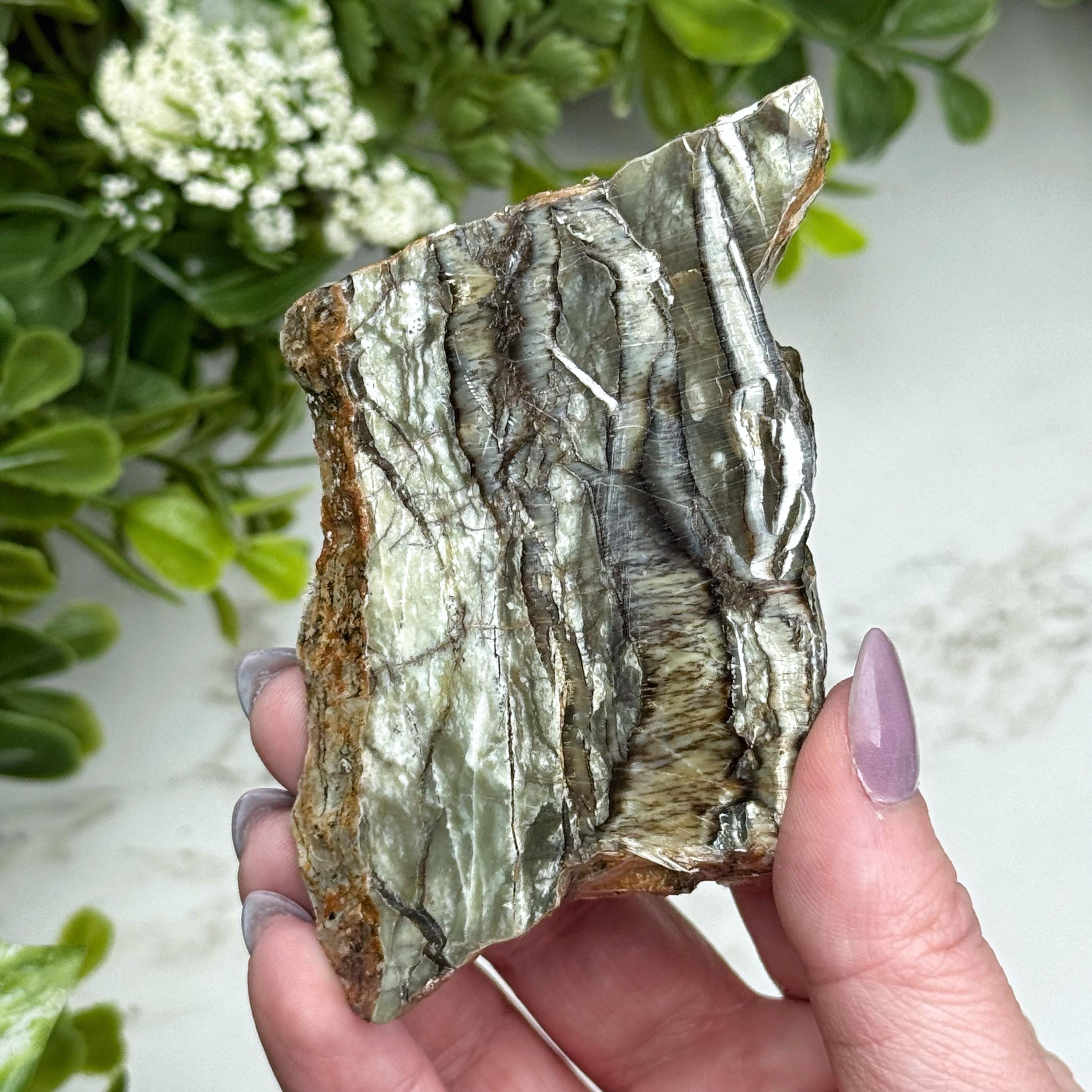 Arizona Pietersite Slab | 47g | - #2 (polished Brown Crystal Chunk, Third-eye Chakra, Intuition)