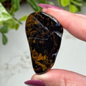 Pietersite Freeform , 18g , - #6 (polished Blue Crystal Chunk, Third-eye Chakra, Healing Stone, Intuition) Pietersite Freeform , 18g , - #6 (polished Blue Crystal Chunk, Third-eye Chakra, Healing Stone, Intuition)